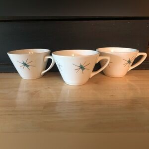 Vintage Salem North Star Teacups